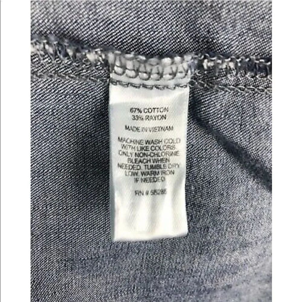 ✨Express Denim Button Down Shirt✨ - Picture 7 of 7